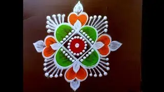 Aadi Velli latest rangoli kolam designs 🌺 3*3 dots small muggulu collection 🌺 simple rangoli kolams