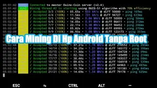 Mining Duinocoin di Android tanpa ribet