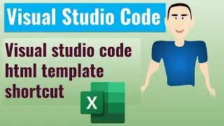 Visual studio code html template shortcut