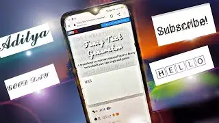 |How to change Font style||For Instagram Bio and Etc| without Application |🔥