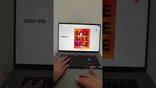 Create a SALE poster with me