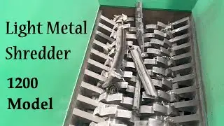 1200 Model Double Shaft Shredder: Powerful Solution for Light Metal Recycling