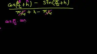 How to Find the Limits of Trigonometric Functions in 0 / 0 Form When Theta tends to 45 Degree