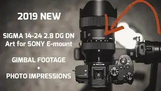 NEW Sigma 14-24 2.8 Art GIMBAL + PHOTO Test