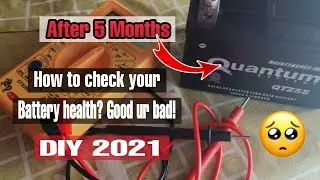Paano mag Check ng Battery sa Motor mo?DIY BATTERY HEALTH CHECKING 2021
