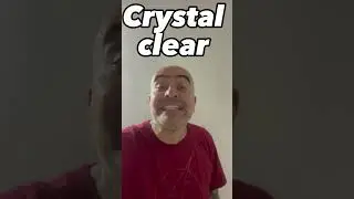 How to say: AS CLEAR AS WATER in ENGLISH