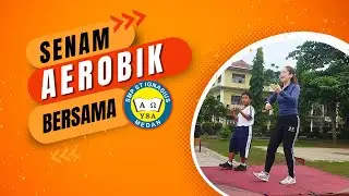 Kegiatan Senam Aerobik di #SMPSTIGNASIUS dengan Instruktur Ibu Yuni