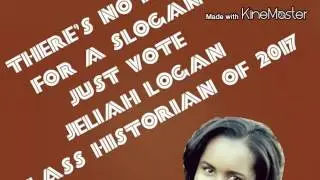 Jeliah Logan for Class of 2017 Historian