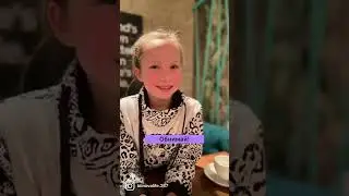 Ужин семьей в кафешке!