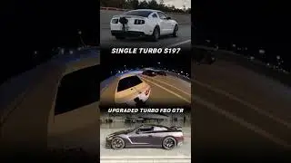 Mustang vs Nissan GTR. ￼