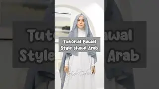 Tutorial Tudung Bawal Cotton Dwi Manis bidang 60 