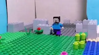 Лего майнкрафт анимация выживание. stop motion movie