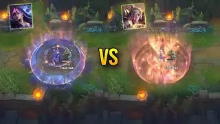 Prestige Dark Star Diana vs Prestige Battle Queen Diana - Skin Comparison - League of Legends