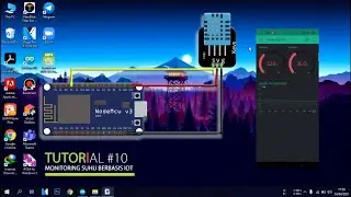 TUTORIAL #10 ALAT MONITORING SUHU BERBASIS IOT MENGGUNAKAN NODEMCU ESP8266 WiFi DAN BLYNK