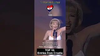 Top 10 Entries from Croatia 🇭🇷 in Eurovision