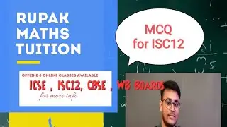 ISC12 Maths MCQ RELATIONS AND FUNCTIONS ITF MATRIX @RMTC