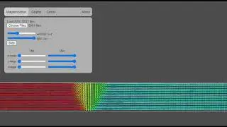 Domain wall under thermal gradient - mumax3-view