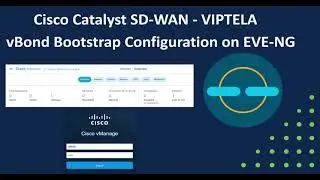 vBOND BOOTSTRAP CONFIGURATION ON EVE-NG - SD-WAN VIPTELA
