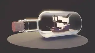 Stylized glass in Blender Eevee