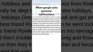 When google malfunctions #trendingshorts #google #funny #googledocs