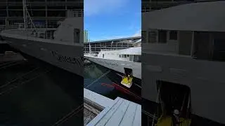 Biggest Cruiseship at Waterfront Vancouver BC