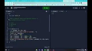 Seconds to HH:MM:SS format using C language