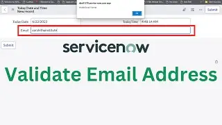 Validate Email Address  