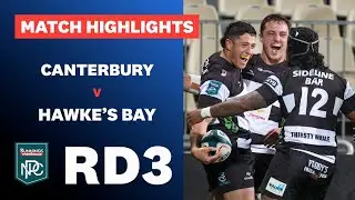 RD 3 HIGHLIGHTS - Canterbury v Hawkes Bay (Bunnings NPC)