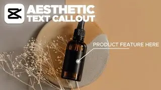 Capcut Tutorial - Animated Text Callout (ENGLISH)