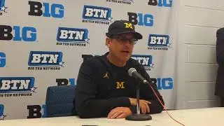 Jim Harbaugh Post Game Press Conference vs PSU
