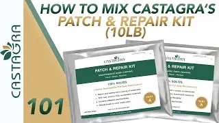 How To Mix Castagra's Patch & Repair Kit (10lb)