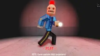 SIREN COP'S PRISON! SCARY OBBY roblox! Gameplay Walkthrough No Death 4K