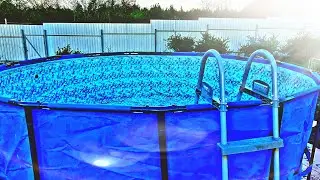 Обзор. Каркасный бассейн третий сезон. Frame pool. Bassein  Bestway 457×122 см.
