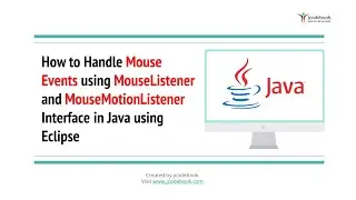 #80 How to Handle Mouse Events Using MouseListener and MouseMotionListener Interface in Java Eclipse