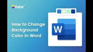 HOW TO CHANGE THE BACKGROUND COLOR OF A PAGE IN MICROSOFT WORD.