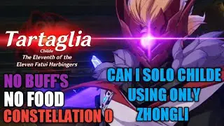 SOLE ZHONGLI VS CHILDE GENSHIN-IMPACT #gatcha #genshin #genshinimpact #solo