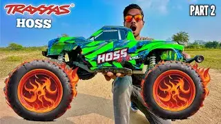 RC Traxxas Hoss VXL 4X4 Ultimate Stunt Car Testing - Chatpat toy tv