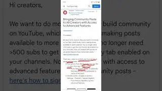 Bringing community posts to all creators with access to advanced features