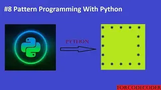 Printing Reverse Number Pattern in Python| Pattern Programming With Python  #8