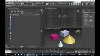 3Ds Max- 7- Hide/Freeze objects and Layers