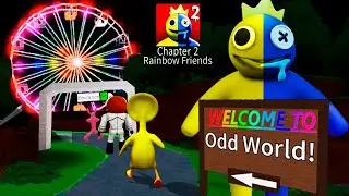 O QUE ACONTECE NO RAINBOW FRIENDS CHAPTER 2? CHEGOU NOVA ATUALIZAÇÃO!? NOVO FINAL E JUMPSCARE!