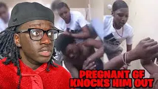 Pregnant Girl Knocks Her BF Out On Live…