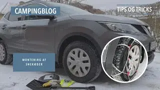 Montering af snekæder König CB12 - Snowchains