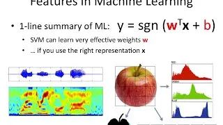 Neural Networks 2: machine learning = feature engineering