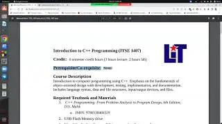 مفردات منهاج كورس اساسيات البرمجة بلغة سي بلس بلس C++