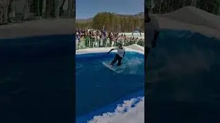 Манжерок. Прыжки в бассейн. Фронтфлип. Трюк на сноуборде