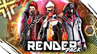 Best Free Fire Render Pack | Latest Free Fire Character PNGs | 800 Sub's Special & Rishik Gamer