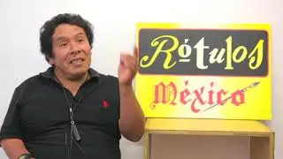 El oficio del rótulo a pincel. Rótulos México