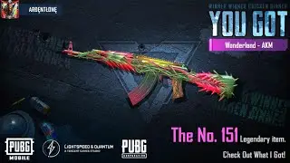 Collecting Wonderland AKM In PUBG Mobile