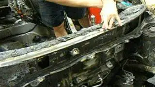 Burned Prius Restoration day two.avi